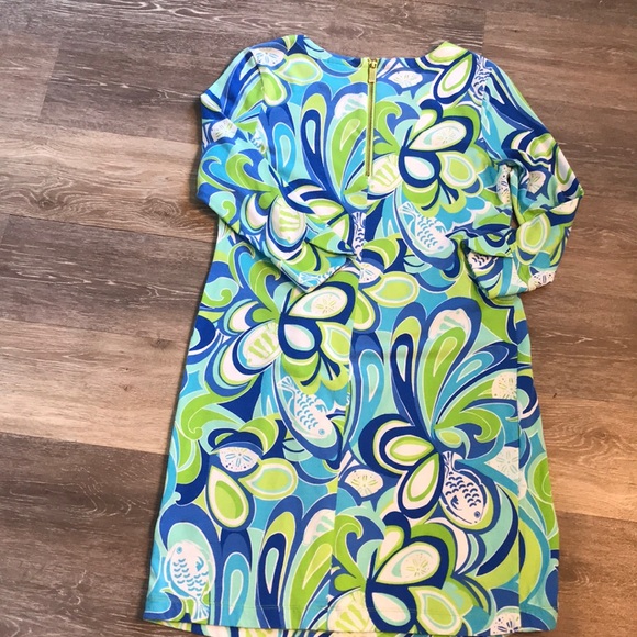 Crown & Ivy Fish 🐟 dress!  Size PP (Beach Petite) - Picture 5 of 7